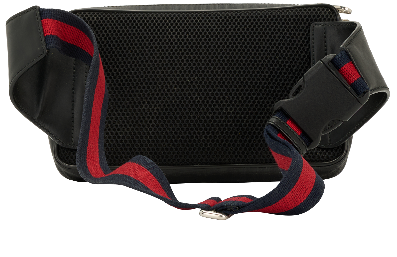 GG Belt Bag, &pound;450, Handbags, Black, Canvas, Back view